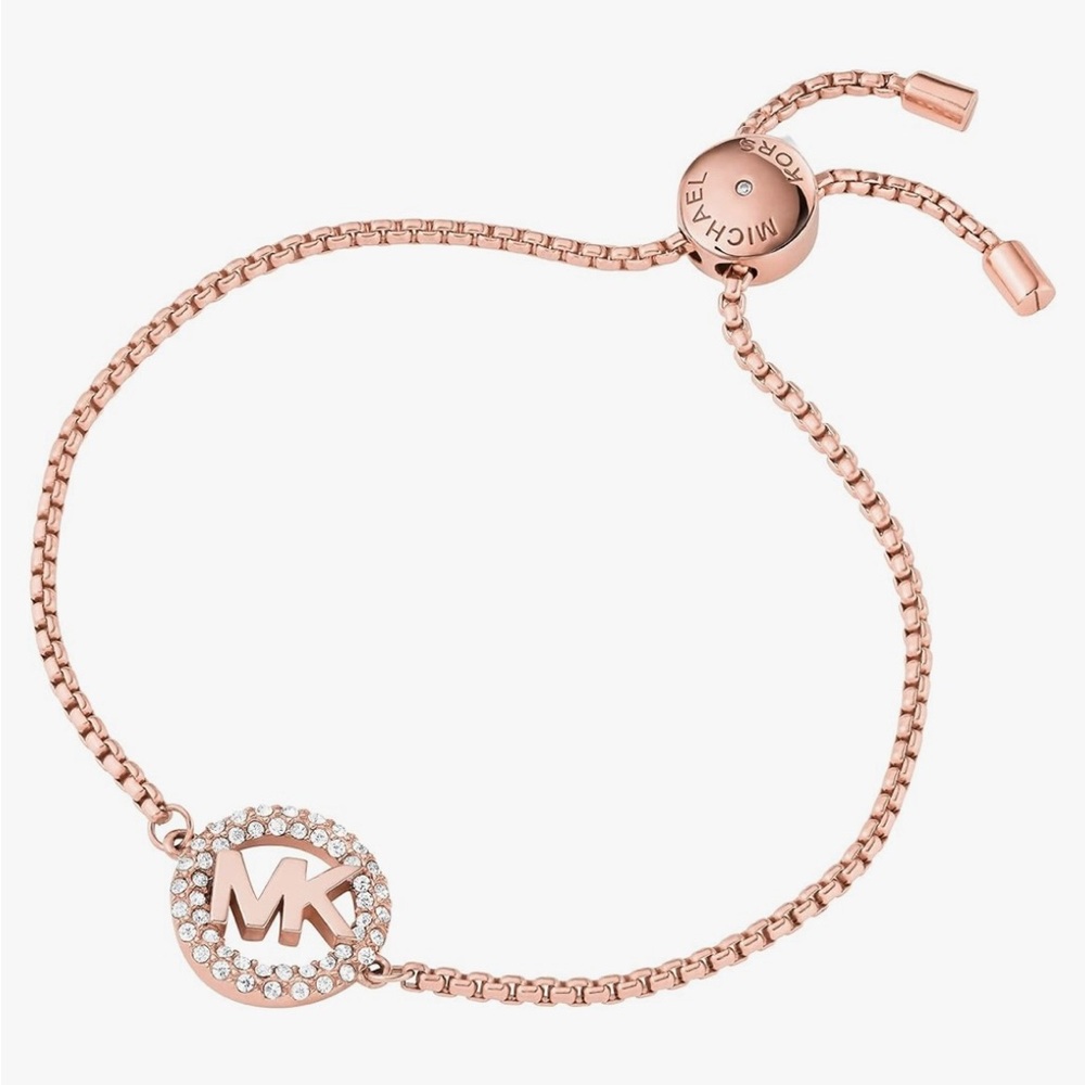 Michael Kors Rose Gold Slider Bracelet NWT